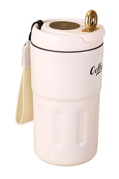 Generic Twisoo Coffee Thermos with Smart Temperature Display, 500ml Stainless...