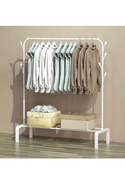 Generic Clothes Rack Metal Garment Racks Heavy Duty Indoor Bedroom Cool Cloth...