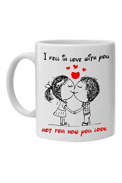 Generic I Fell In Love With You Printed Mug White 10cm