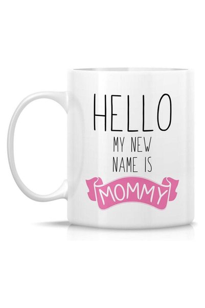 Generic Hello My New Name is Mommy 11 Oz Ceramic Coffee Mugs - Funny, Sarcasm...