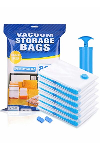 Generic 7 Pack Space Saver Bag Vacuum Storage Bags With Hand-Pump for Travel ...