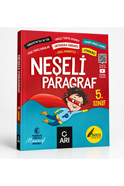 Arı Yayıncılık 5 Sınıf Neşeli Paragraf (Rüştü Hoca)