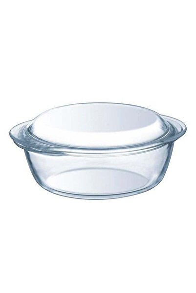 Generic Double-Handled Tempered Glass Bowl with Lid – Microwave Safe, Premium...
