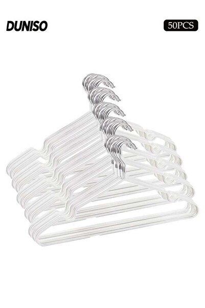 Generic 50 Pack Wire Hangers,Heavy Duty Metal Hangers,Coat Hangers with Non-S...