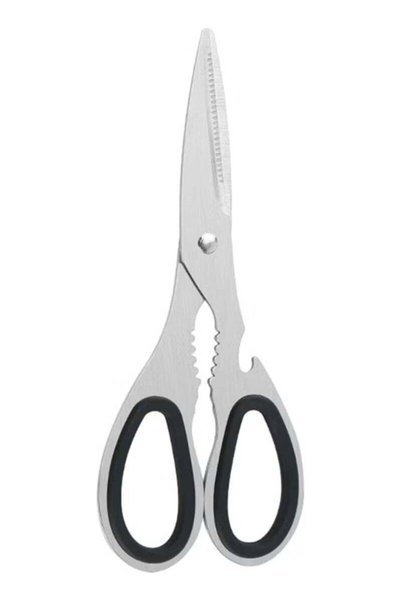 Generic Ordinary All-Steel Kitchen Scissors – Stainless Steel – Silver
