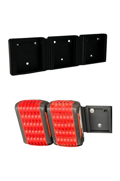 OEM Suport de perete pentru baterii, Bosch Professional 18V, negru, plastic, ...