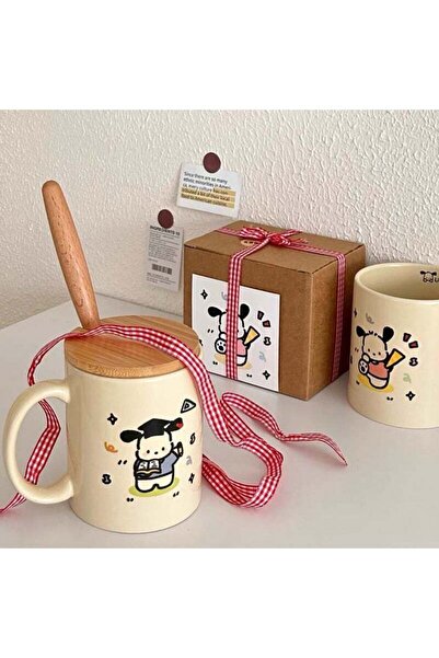 Generic Cartoon Pacha Puppy Ceramic Mug Cute Birthday Gift Student small dog]