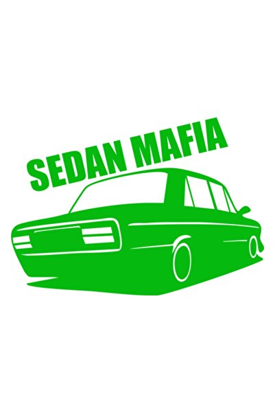 OEM Autocolant auto  "Sedan mafia ", 10cm, Verde
