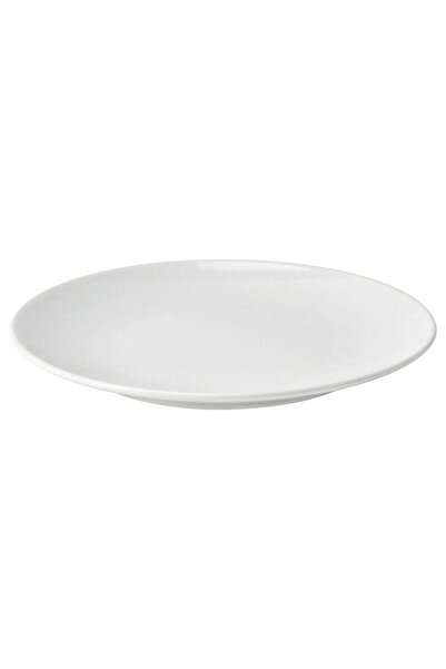 Generic Side Plate, Stoneware, White, 20 cm