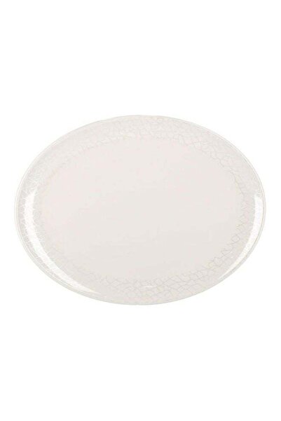 Generic Oval Plate White 14inch