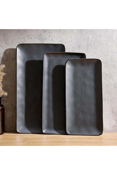 Generic Famiware Rectangular Serving Platters Set - 3 Sizes, Dishwasher Safe,...