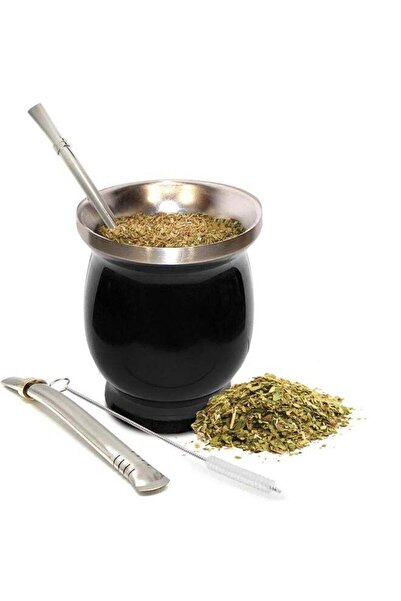 Generic Yerba Mate Cup Kit, 8-Ounces Traditional Mate Tea Cup/Gourd Set | Inc...