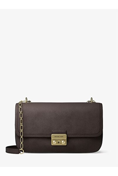 Michael Kors Τσάντα Χιαστί Tribeca Σοκολατί (30T5G2RL9L) Γυναικεία