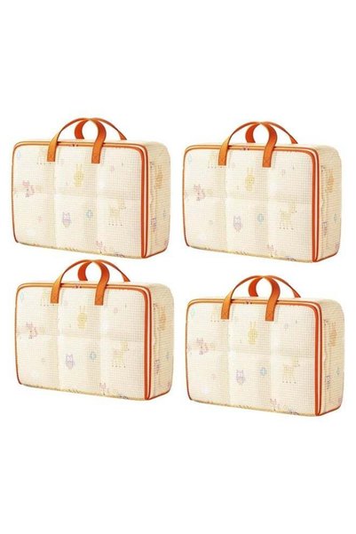 Generic 4 Pack Moving Bags, Large Clear Storage Bags with Zippers & Handles, ...