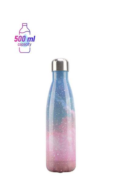 Generic Vacuum Insulated Double Wall Stainless Steel Water Bottle 500 ML Pink...
