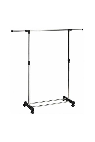 Generic Adjustable Rolling Clothes Rack with Wheels, Heavy Duty Garment Rack,...