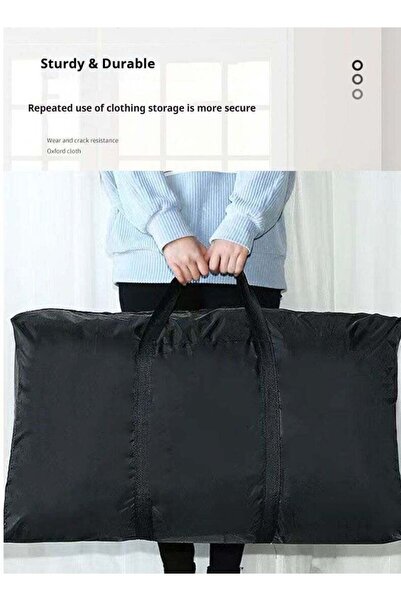 Generic 180L Extra Large Moving Bags with Strong Zippers & Carrying Handles, ...
