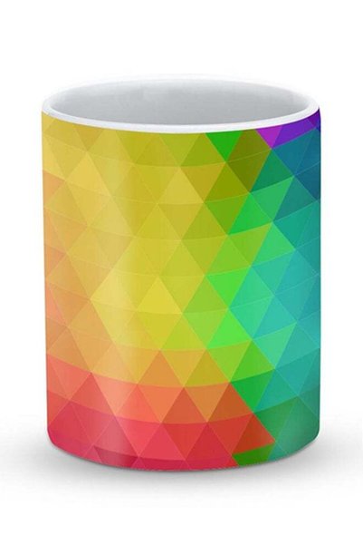 Generic Premium Tropical Prism Designer Mug Multicolour