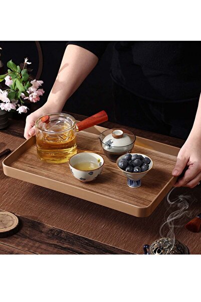 Generic Qiccijoo Serving Tray 35.2*23.2cm Home Decorative Coffee Table Tray, ...