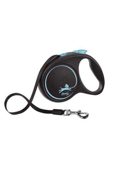 Generic Brand Black Design m Size Blue 5Mt Stripe Leash