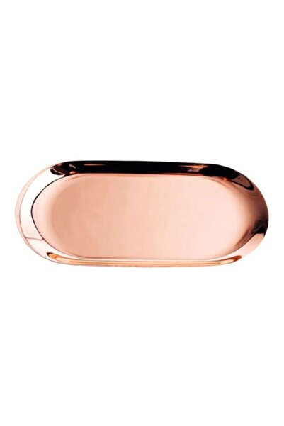 Generic Oval Shape Plate Rose Gold 18x8cm