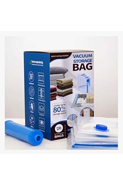 Generic 20pcs of vacuum storage bags, space saver bags contains 4 sizes 5pcs ...