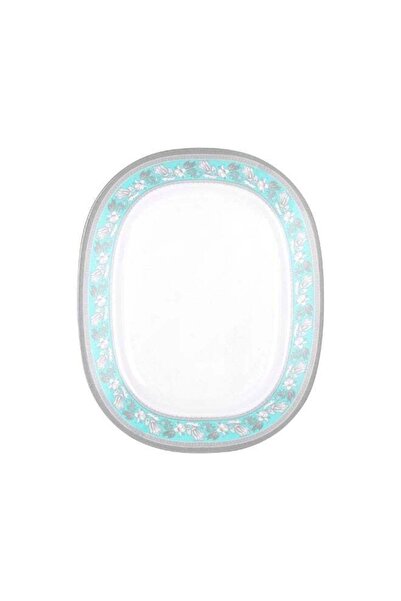 Generic Royalford 14" Melamineware Oval Plate RF12908 Serving Plates, Multicolor