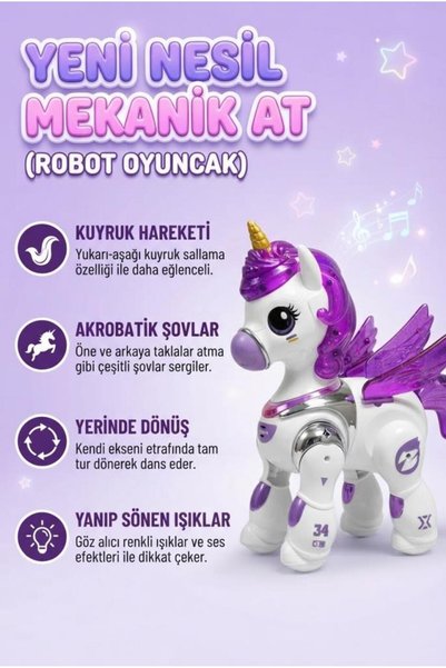 Tıfıl Toys Işıklı ve Müzikli Hareketli Uzaktan Kumandalı 10 Fonksiyonlu Mekan...