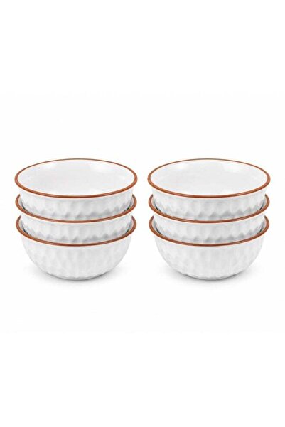Generic 6-Piece Premium Ceramic Dipping Bowl Set – Hammered Texture for Sushi...