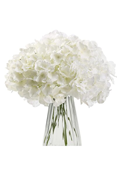 Generic Brand Set de 6 Hortensii Artificiale cu Tulpini, Flori Artificiale Al...