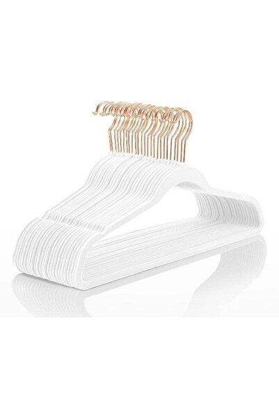 Generic MIZGI Premium Velvet Hangers (50 Pack) Heavy Duty - Non Slip Felt Han...