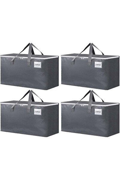 Generic MostNow 4 Pack Extra Large Storage Bag, Extra Large Moving Bag with Z...