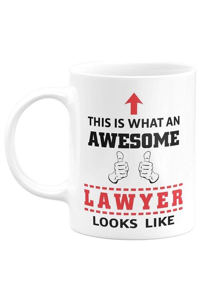 Generic This is What an Awesome Lawyer Looks Like Ceramic Coffee Mug