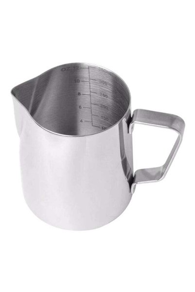 Generic Stainless Steel Frothing Pitcher Silver 350ml