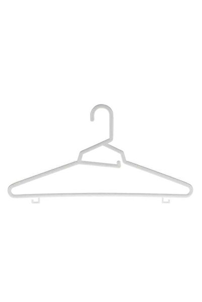 Generic Feelings Straight Plastic Clothes Hanger 24-Piece Set, 42 x 19 x 20.5...
