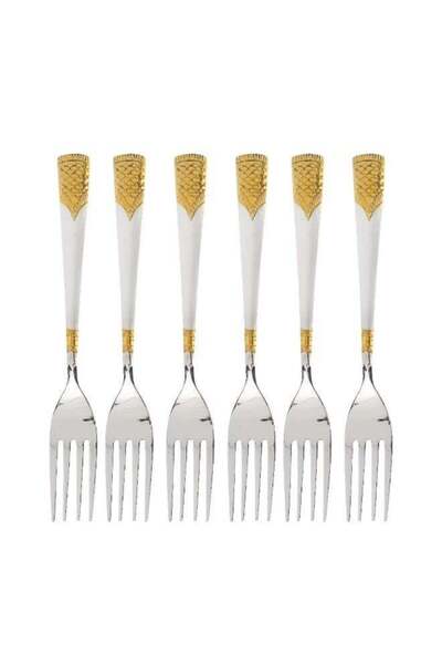 Generic Royalford 19.5 cm 6 Piece Stainless Steel Table Fork Set | Stylish, L...