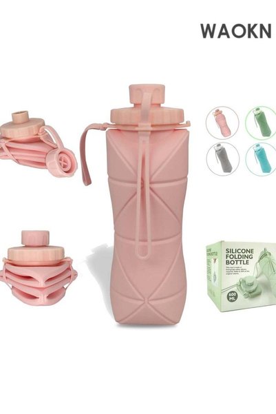 Generic Collapsible Water Bottle with Leak-Proof Valve - BPA-Free Food Grade ...
