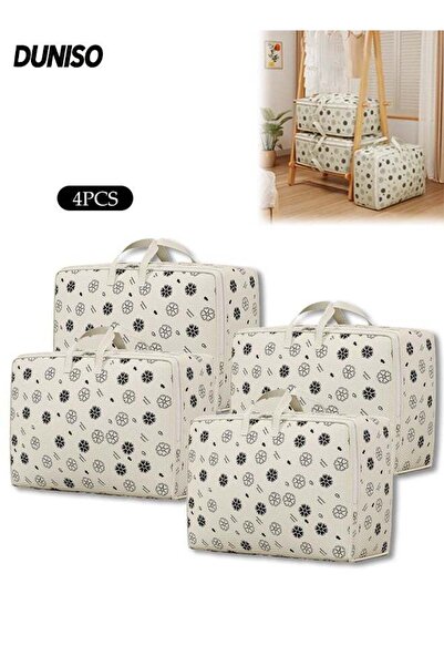 Generic 4PCS Moving Bags Strong Storage Laundry Bags, Large Clothes Storage B...