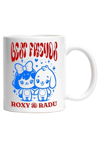 INOVATIX Εξατομικευμένο Cana alba, Fata Cu Funda Si Caine Best Friends Roxy &...