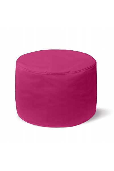 Allbags Taburet roz rotund 35x25cm, decorativ