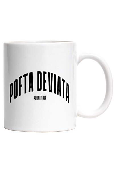 INOVATIX Cana alba personalizata,Cuvantul Pofta de viata,Motivational,Self He...