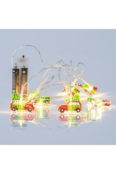 EUROLAMP 10 Φώτα LED 1,4μ. Θερμό Λευκό Φωτοσειρά Μπαταριών 600-11232