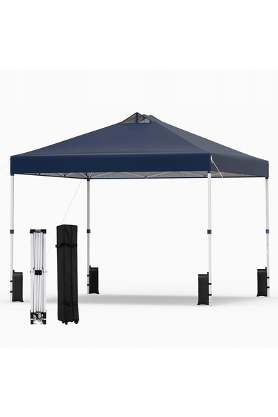 COSTWAY Pavilion de grădină pliabil Cort de grădină 300 x 300 cm
