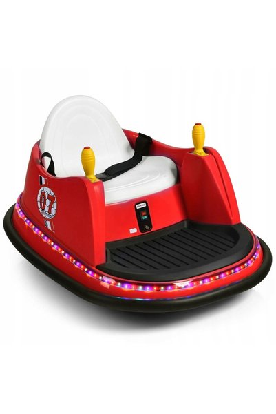 COSTWAY Mașinuță electrică pentru copii, tip bumper car, roșie