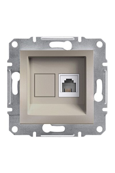 Schneider Electric شنايدر أسفورا بلس 1*RJ11-4Kontak برونزي