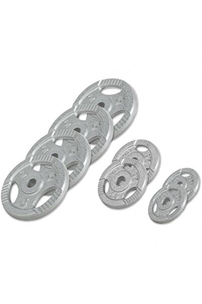 Gorilla Sports Discuri de halteră din fontă Gripper 0,5 - 20 kg