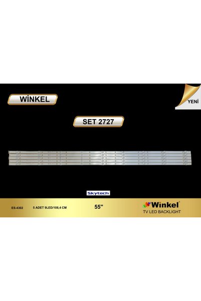 Winkel 5590DS Uyumlu TV LED Bar Takımı 5'li