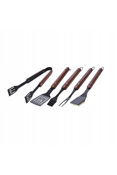 LAGUIOLE Set pentru grătar 5 piese în tub PENTRU CADOU accesorii BBQ de lux