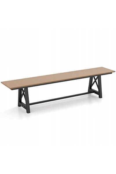 COSTWAY Bancă de grădină pentru 4 persoane 183 x 35 x 41.5 cm