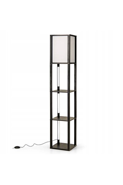 COSTWAY Lampadar cu rafturi și unitate de rafturi iluminată